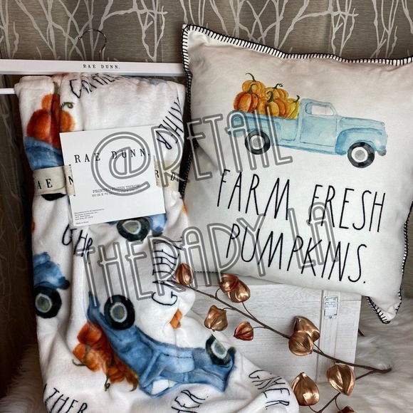 RAE DUNN FARMHOUSE PUMPKIN FALL HOME HTF